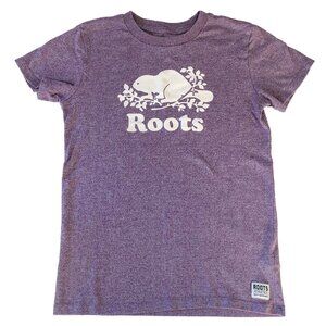 Roots Canada - Roots Cooper Beaver T-shirt - XS - Purple - Cotton